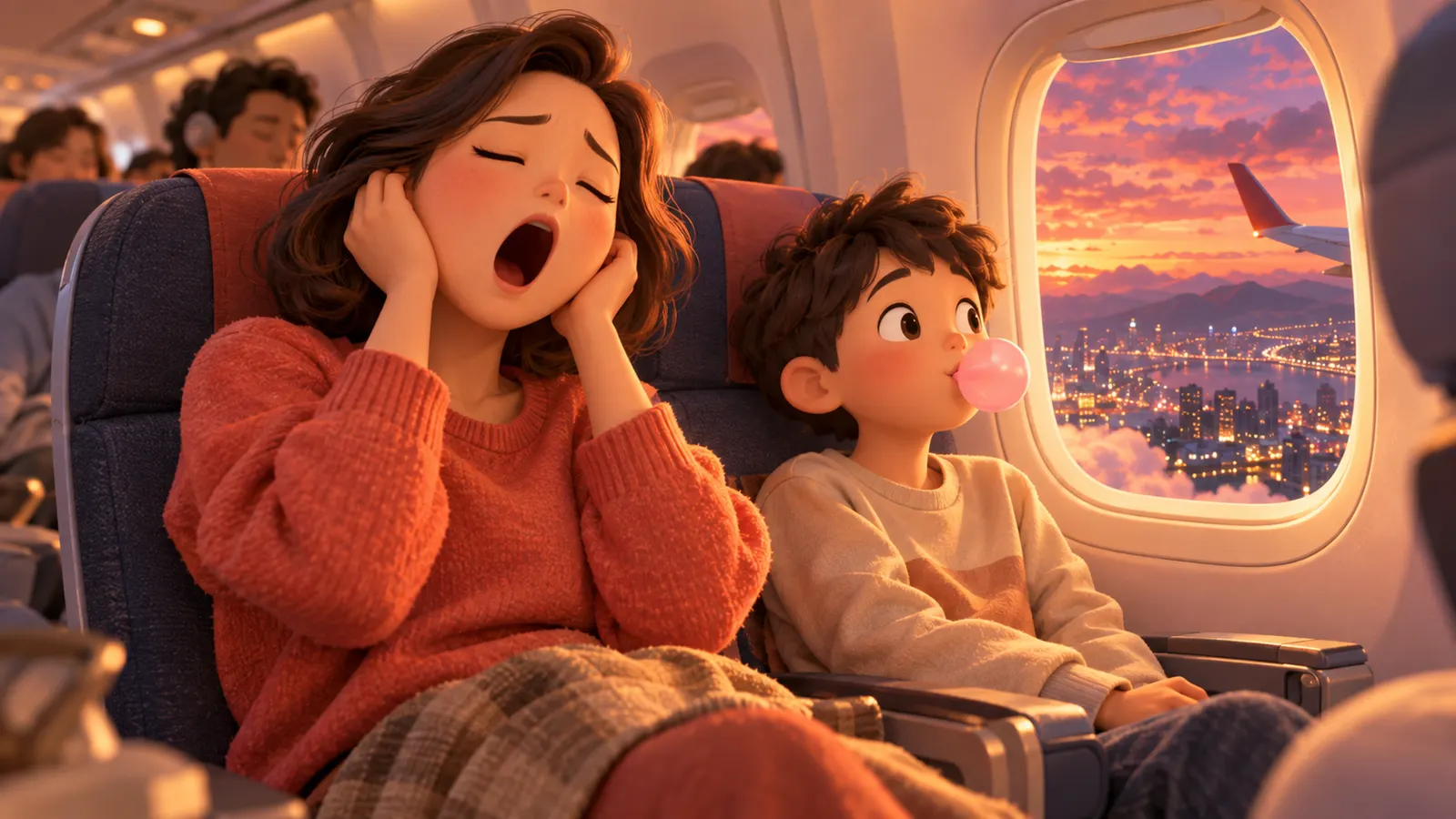飛行機で耳がキーンと痛くなるのはなぜ? 痛いのは「上昇」より「着陸前」だった理由
