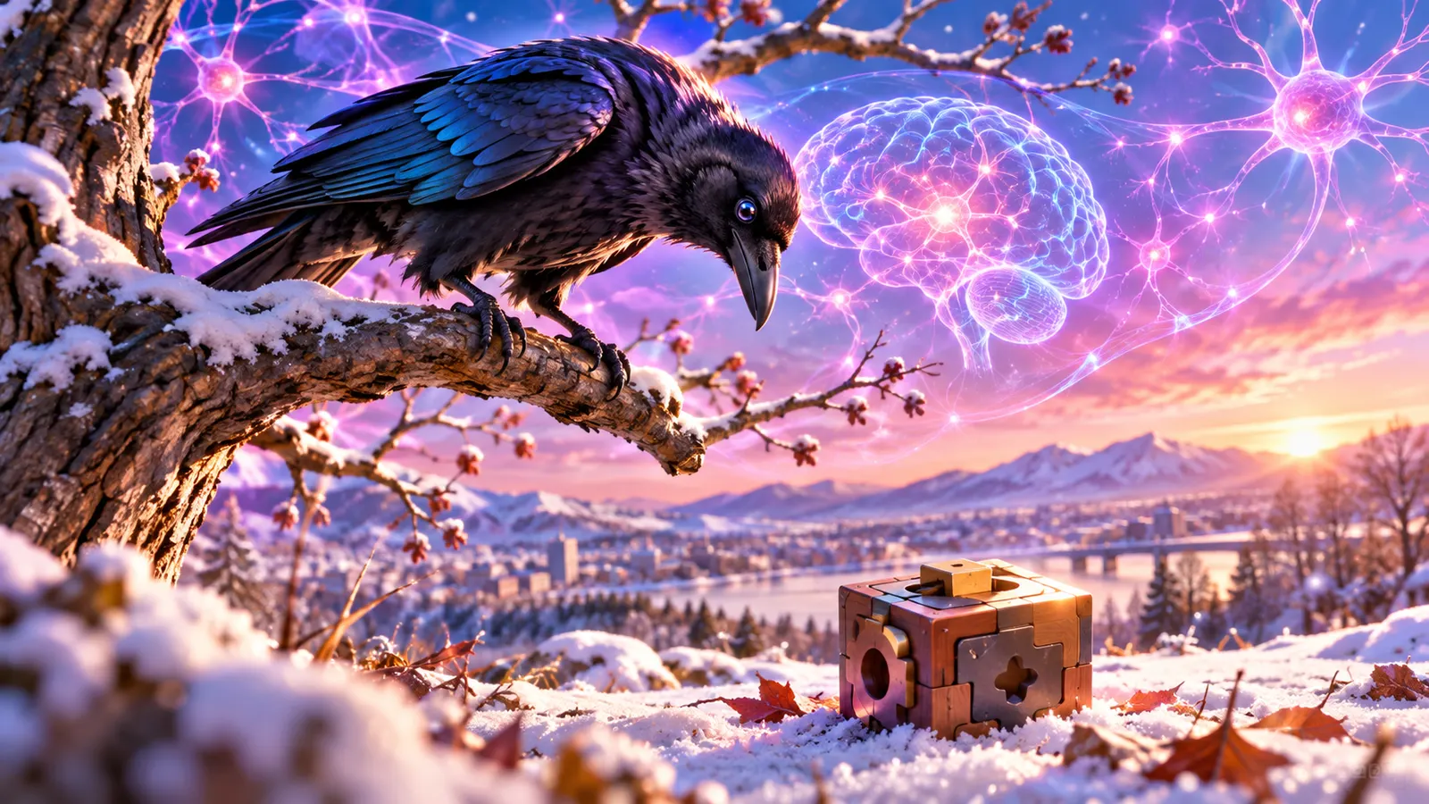 「鳥頭」はほめ言葉だった? カラスやオウムの小さな脳には、サル並みの神経細胞が詰まっていた