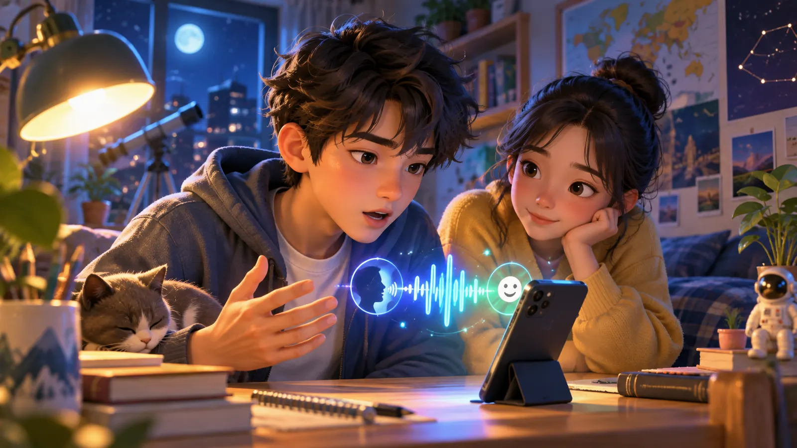 AIの発音チェックは効く? メタ分析では、ひとりより「友だちと一緒に使う」組が大きく伸びた