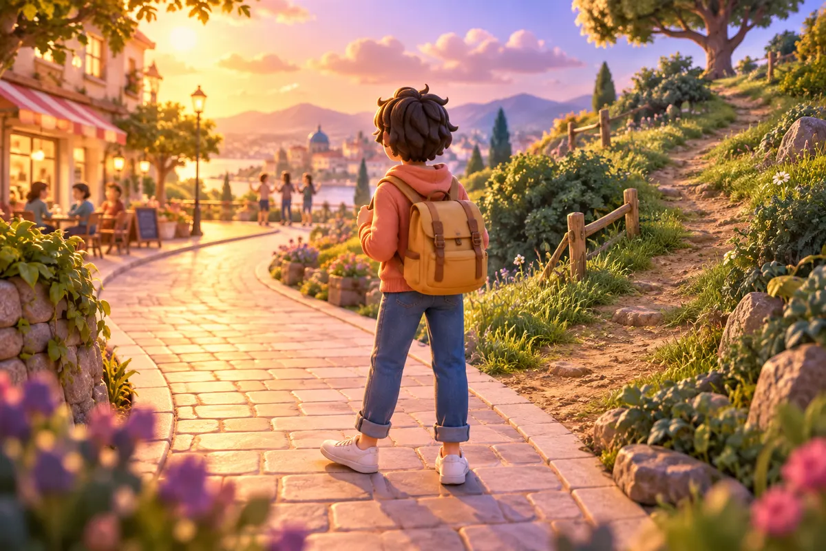 初期設定は「舗装された道」。人は無意識にそちらを選びやすい