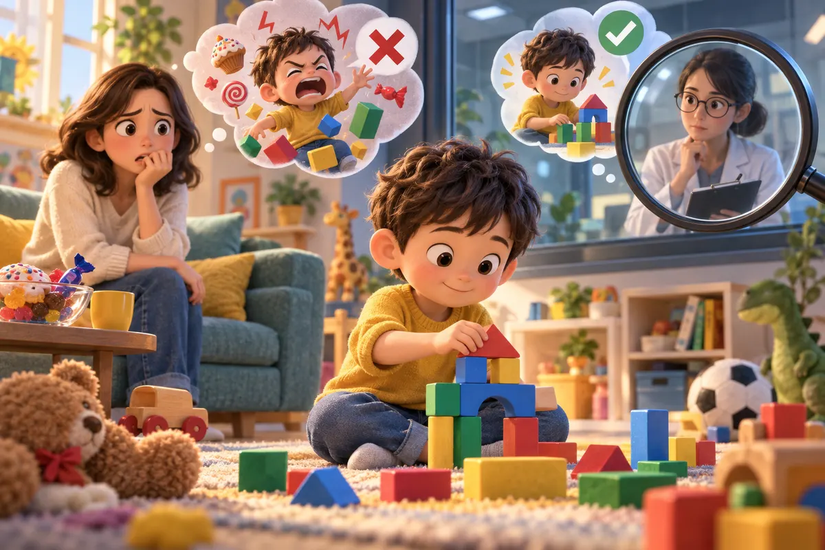 子どもは同じでも、「砂糖を食べた」と思うだけで、見る側の目は変わってしまう