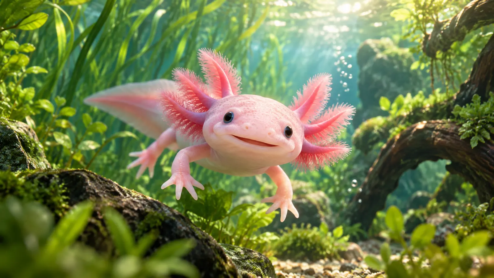 ウーパールーパーの成体はなぜ“子どもの姿”のまま? 幼形成熟と再生能力の科学
