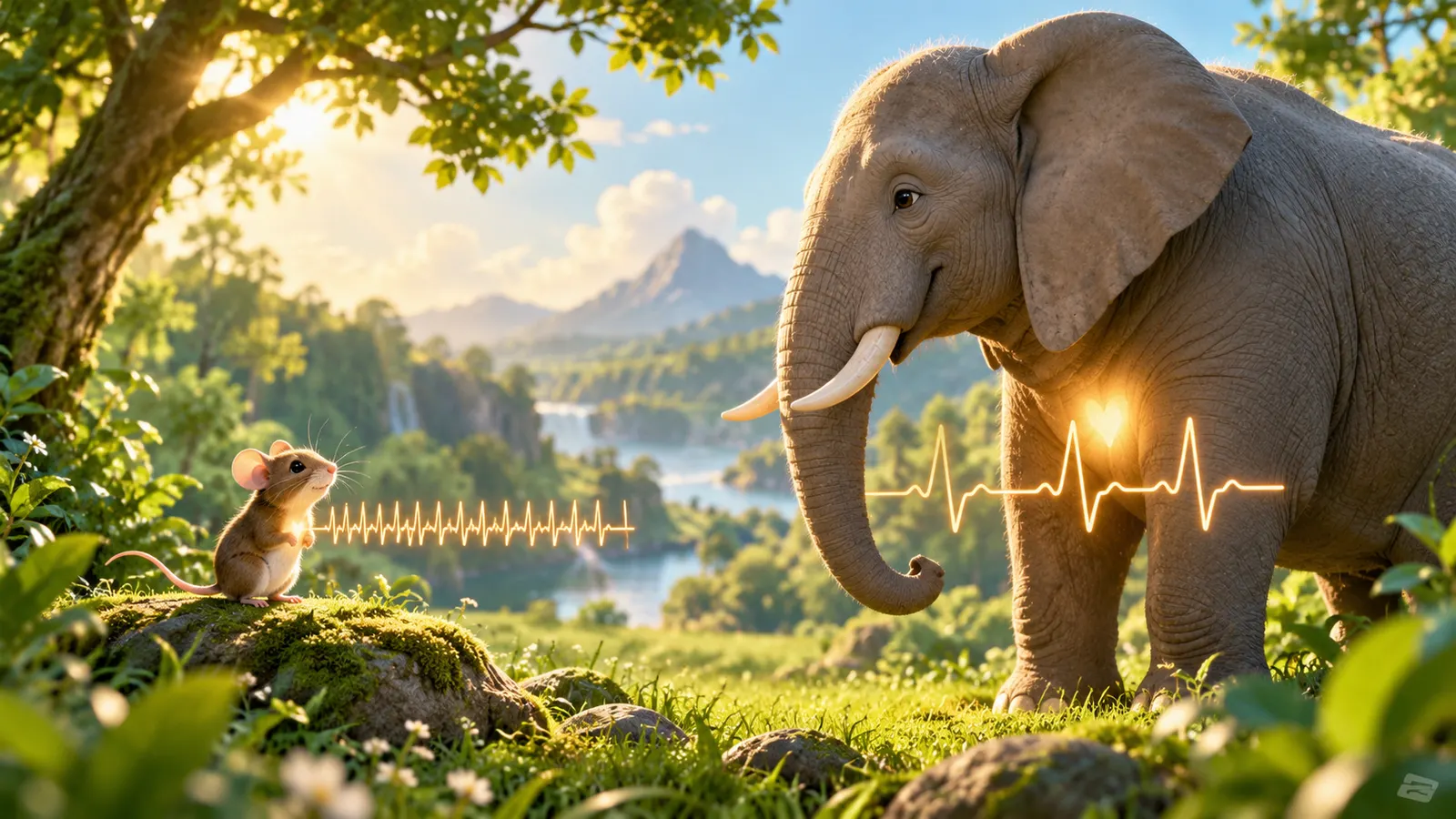 「動物の心臓は一生で約10億回打つ」法則はどこまで本当? ネズミもゾウも同じ回数説を検証