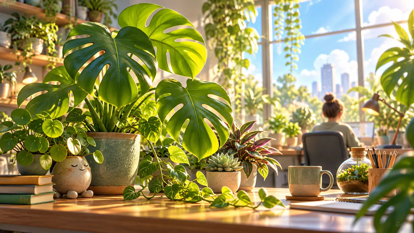 職場に観葉植物を置くと生産性15%アップ? 心理学の実験を深掘りしたら意外な落とし穴