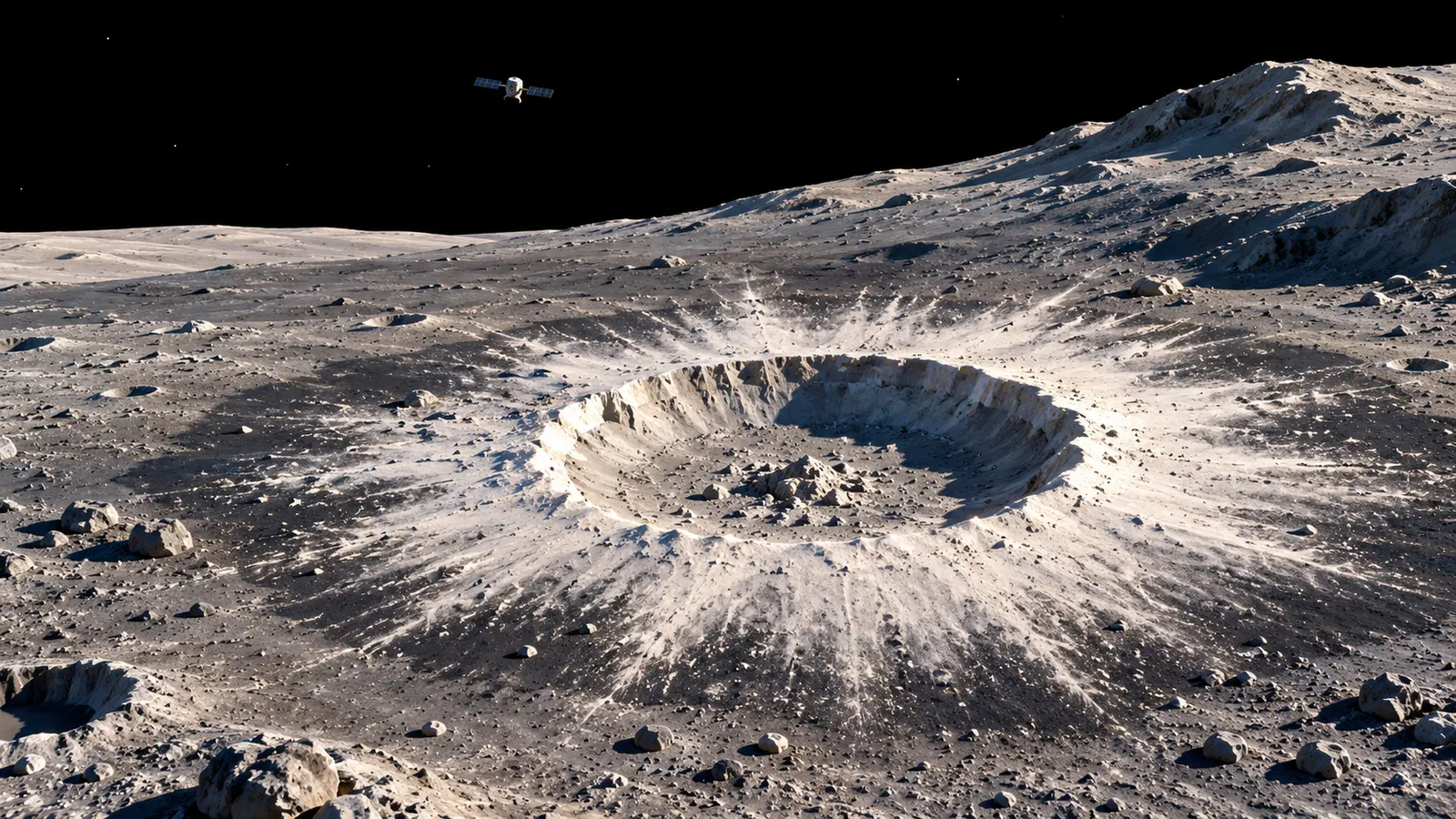 2024年春、月に直径222mのクレーターが誕生。最近できたと確認されたクレーターとしては、太陽系で発見された最大のもの