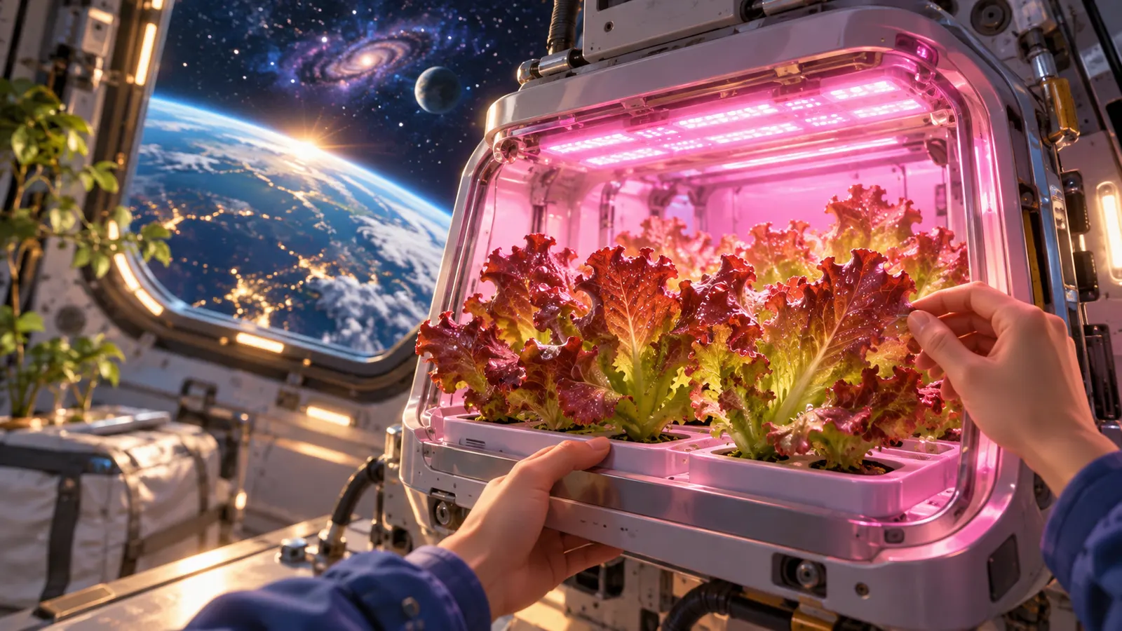 宇宙で育てたレタス、宇宙飛行士は食べた? 無重力では根っこが“迷子”になる