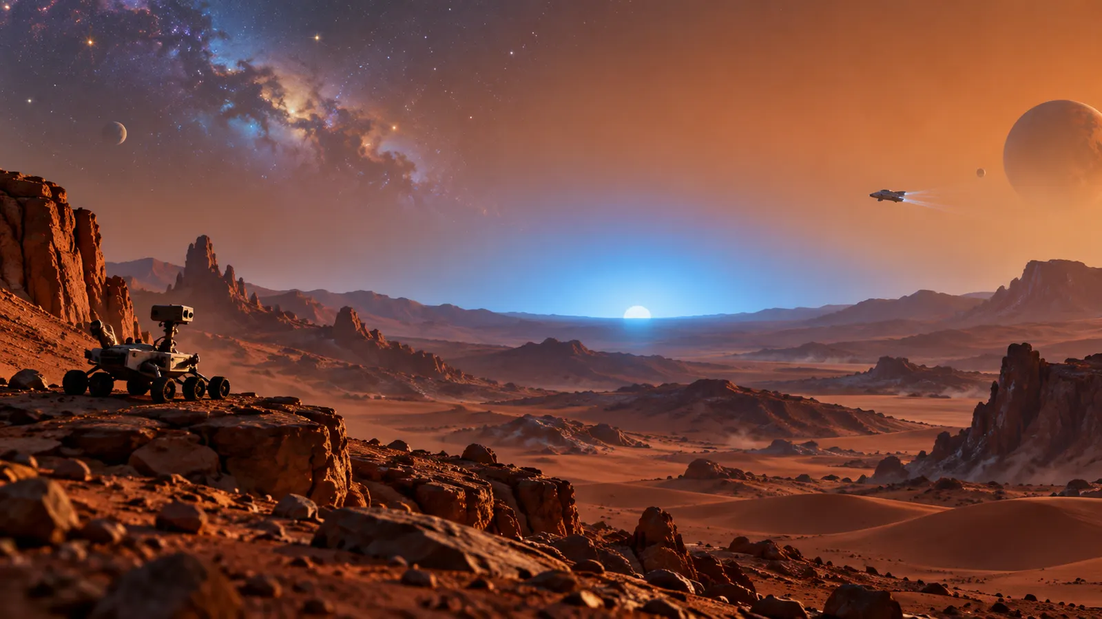 赤い惑星なのに、火星の夕焼けは青い。地球と“逆”になる空のしくみ