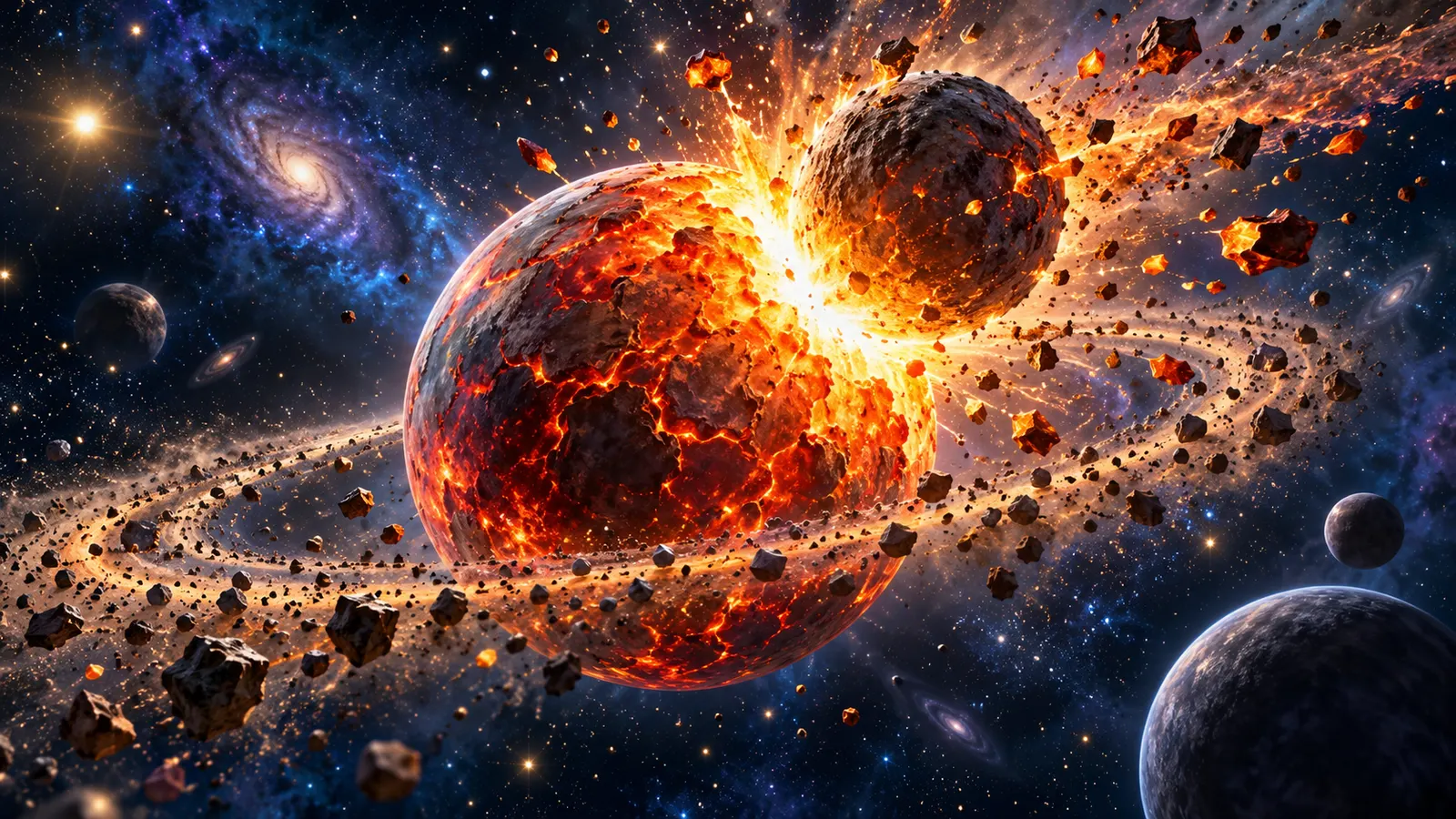 月はどうやってできた? 地球に天体が激突した説が有力。そのかけらは今も地球の奥に眠る?