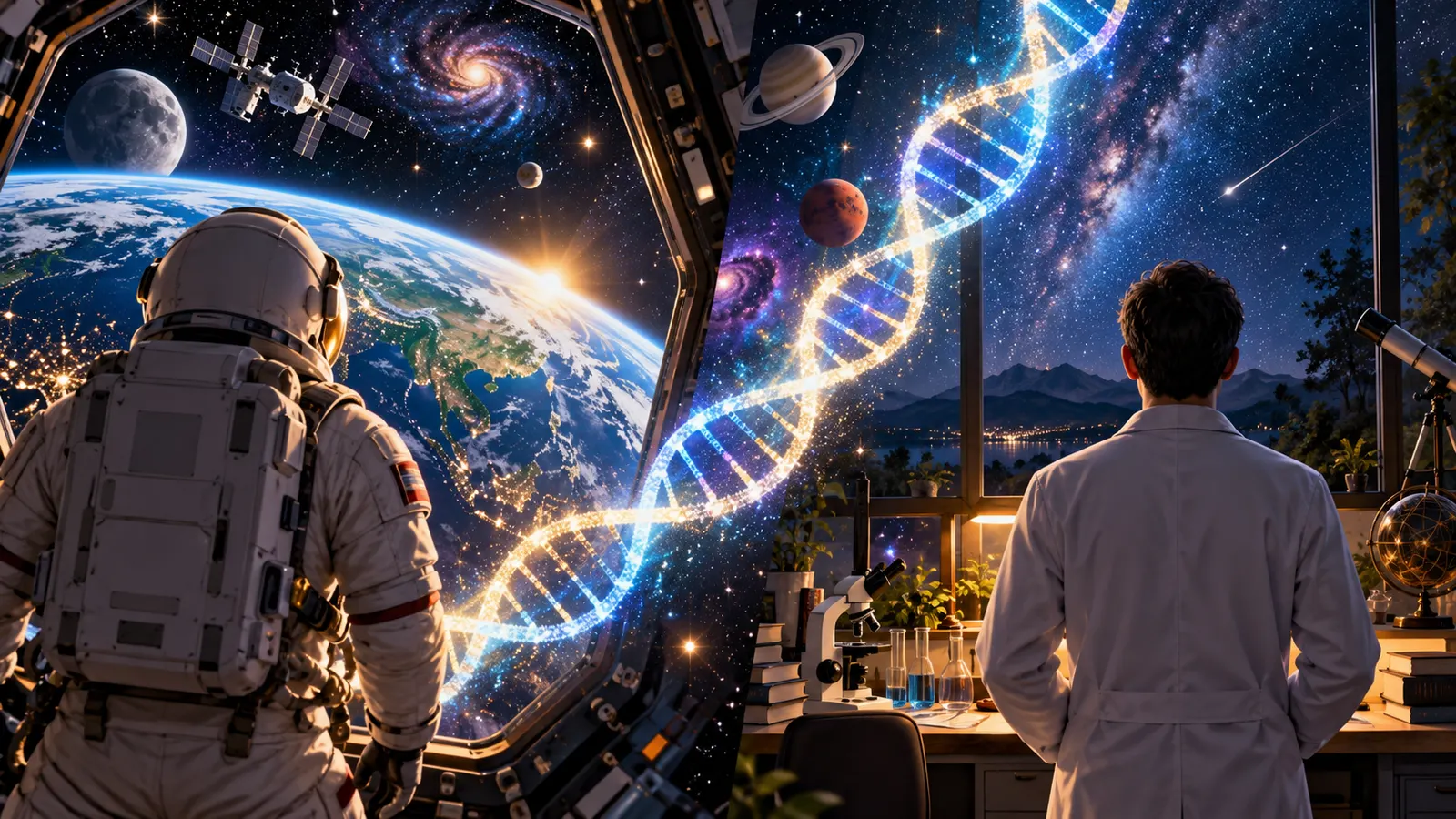 一卵性双子の片方を宇宙に1年。NASAが本気で比べたら体に何が起きた?