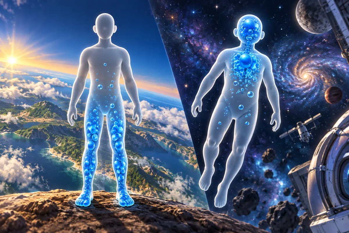 宇宙では体液が頭のほうへ移動する。これがSANSの有力な原因のひとつ