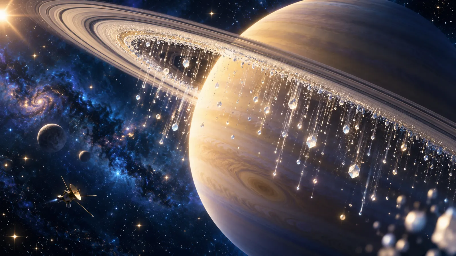 土星の輪はいつか消える?「輪の雨」が降り続けている、という観測