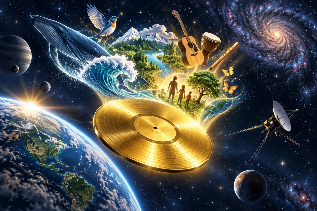 1枚のレコードに、地球の音と景色がつまっている