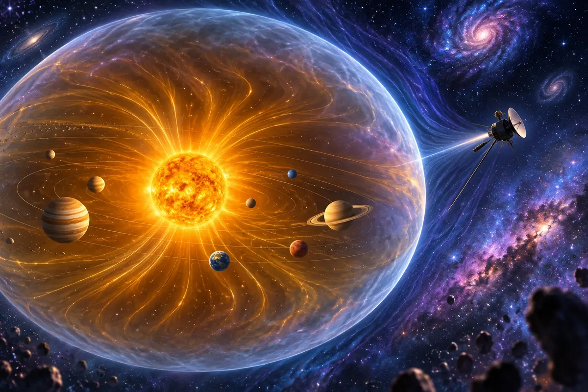 太陽風がつくる「泡」の外に出たのが、ボイジャー1号