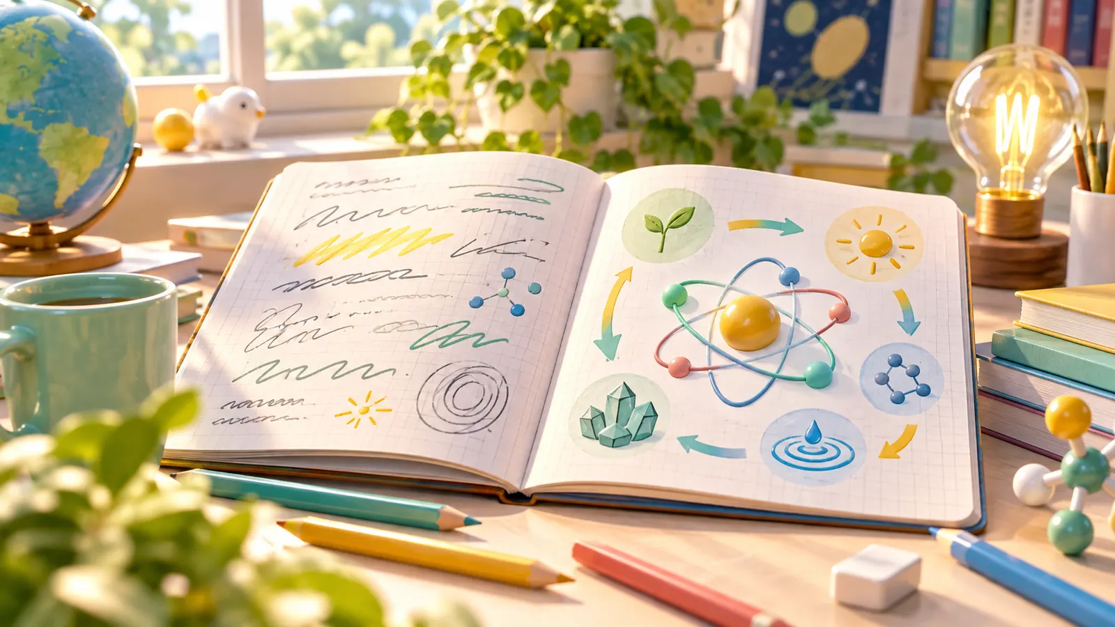 言葉だけのノートは損してる? 「絵+言葉」で記憶の入口を2つにする二重符号化