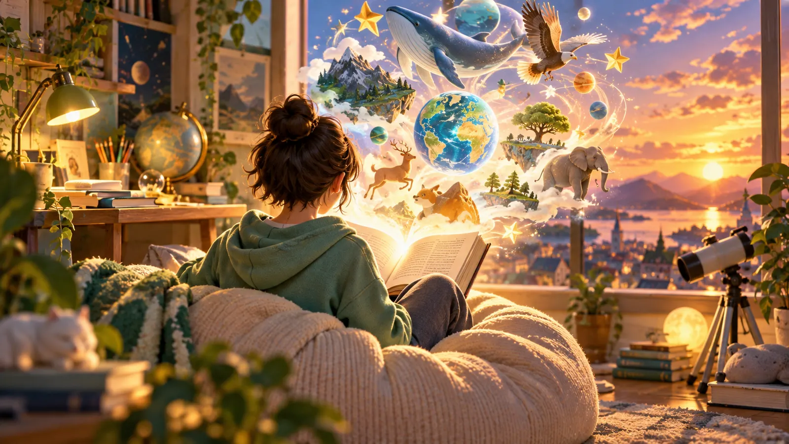 楽しみで本を読む子は、数学まで伸びていた。親の学歴より強かった「読書の力」