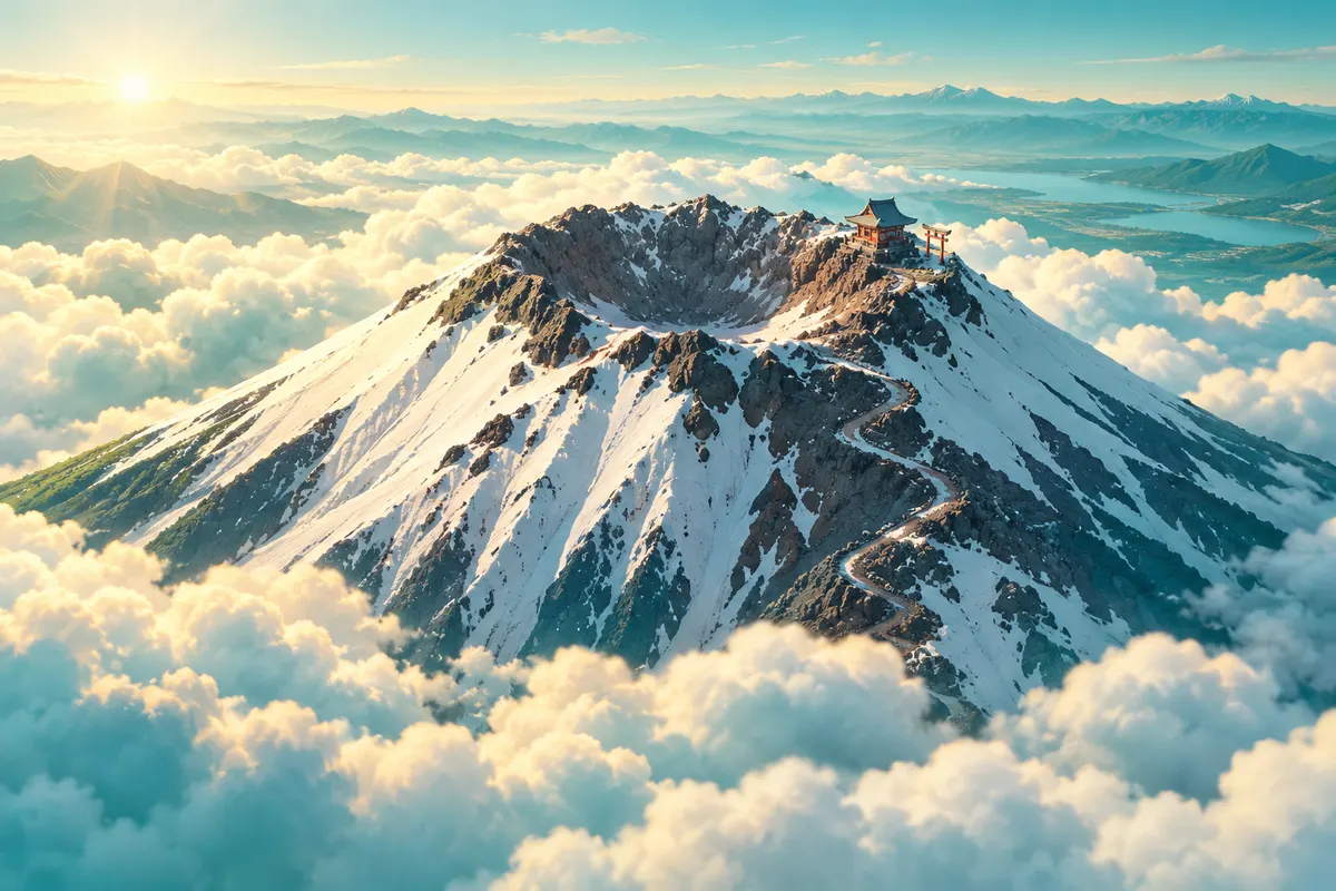 富士山の八合目から上は、浅間大社が御神体としてまつる山の一部。最高裁はこの土地を「信仰に必要な土地」と判断した。