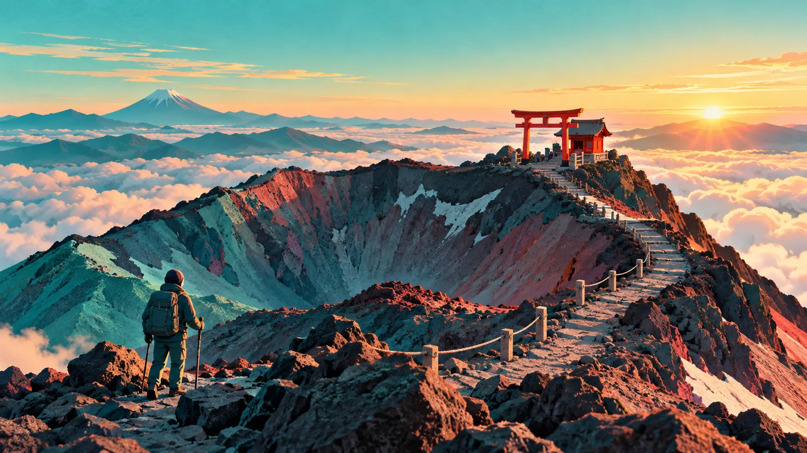 富士山の八合目から上が神社に渡るまで、最高裁の判決から約30年かかった
